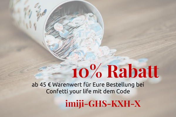10% Rabatt bei Confetti your life